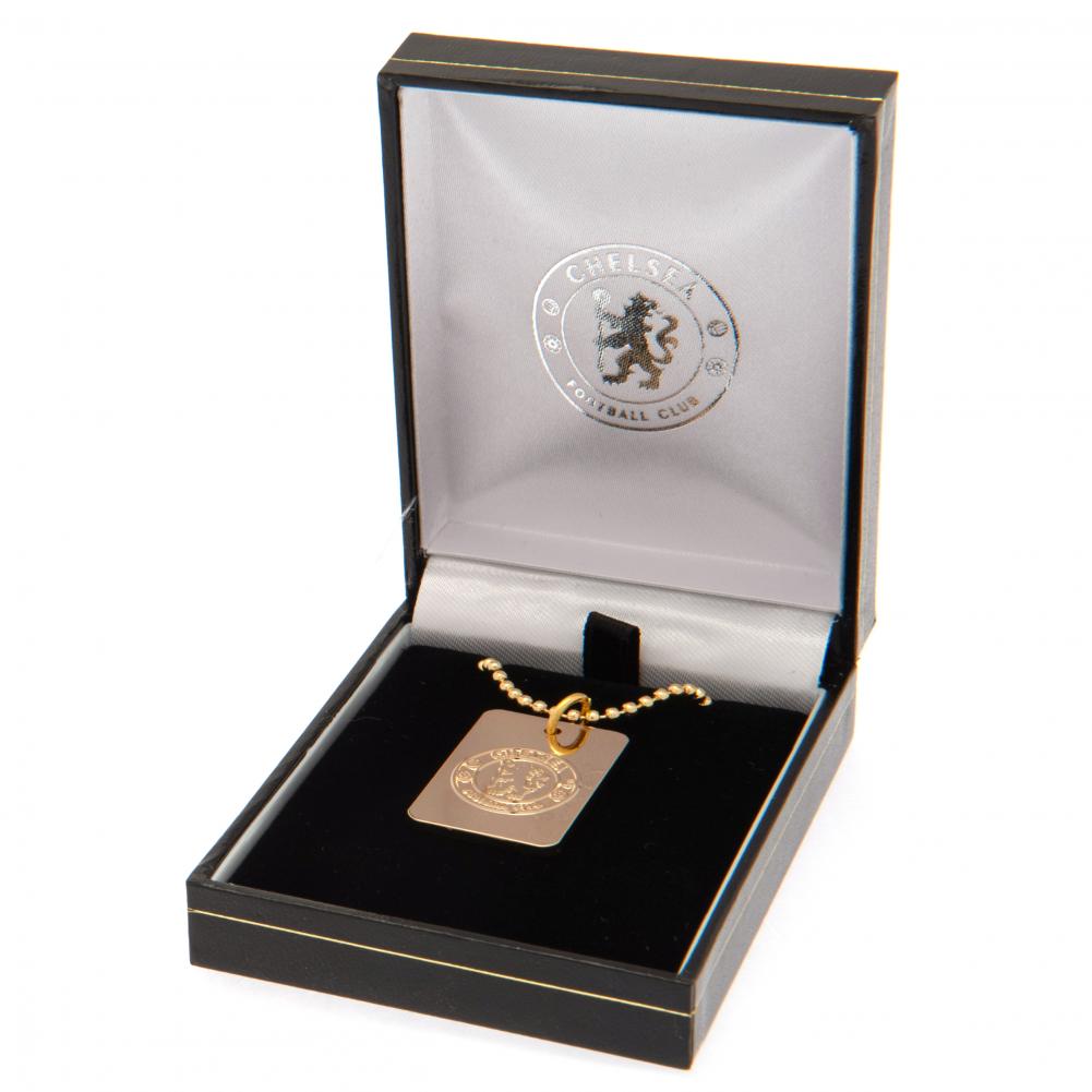 Chelsea Gold Plated Dog Tag & Chain