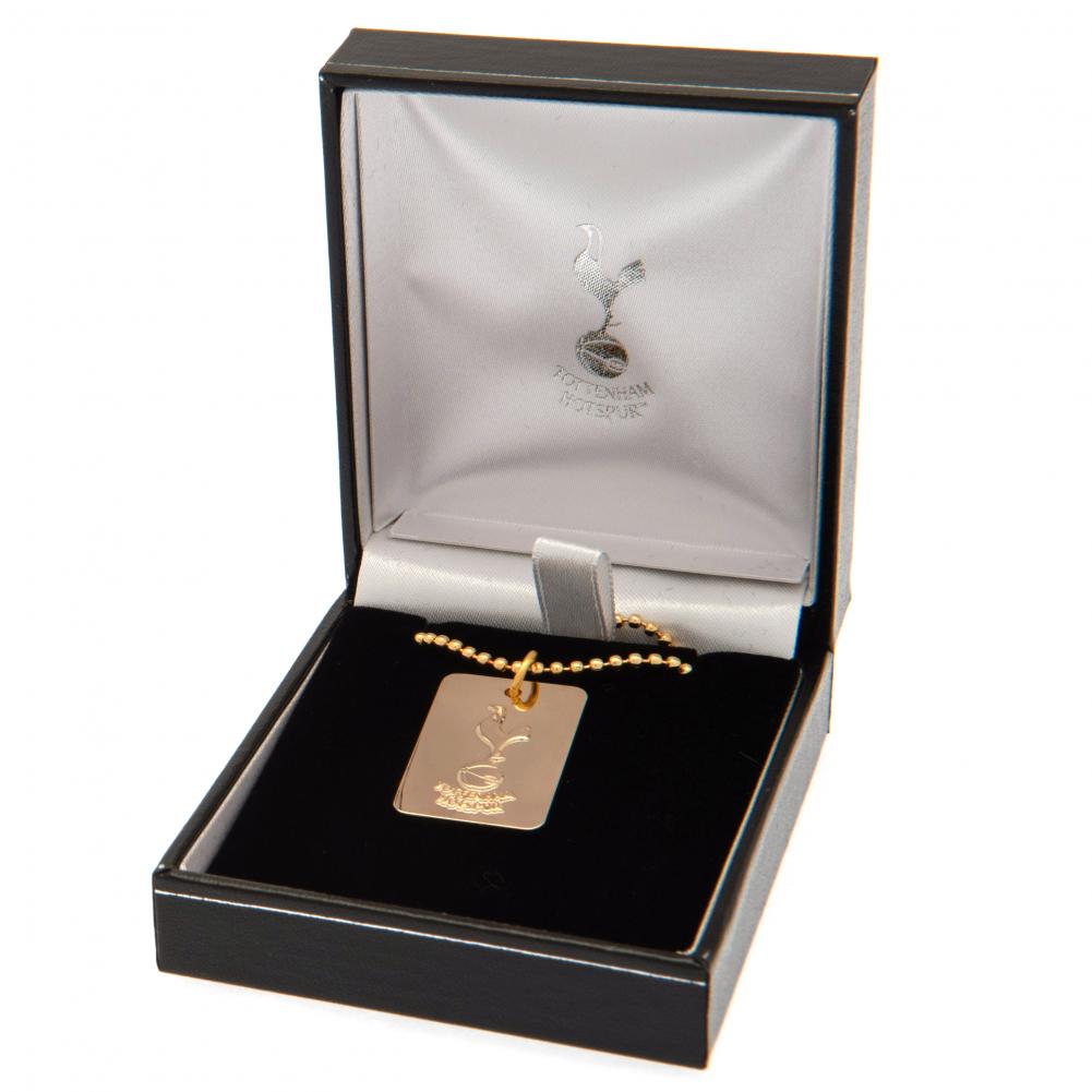 Tottenham Hotspur Gold Plated Dog Tag & Chain