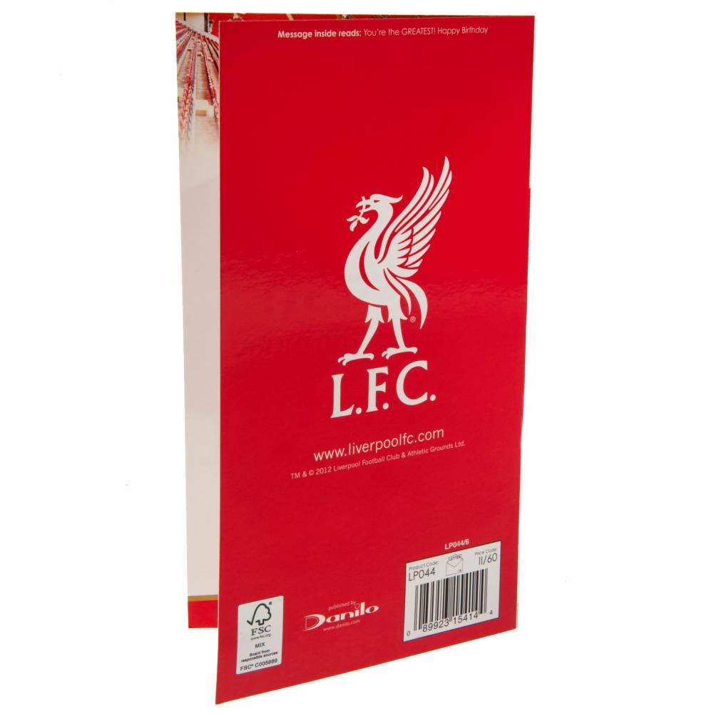 Liverpool Birthday Card Dad