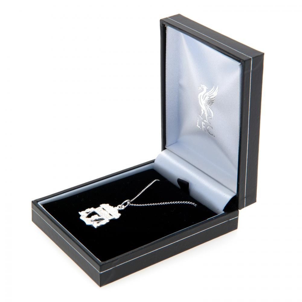 Liverpool Sterling Silver Pendant & Chain CR