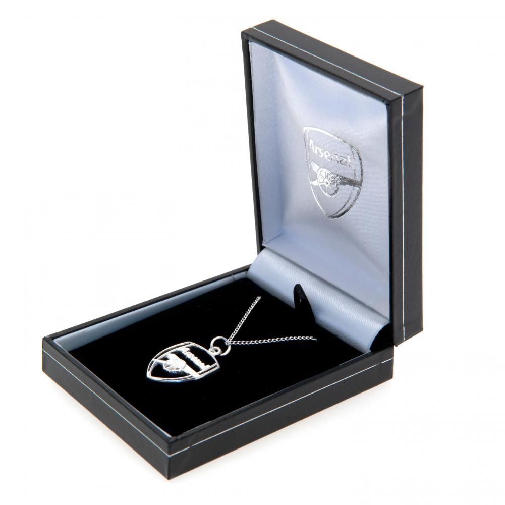 Arsenal Sterling Silver Pendant & Chain CR