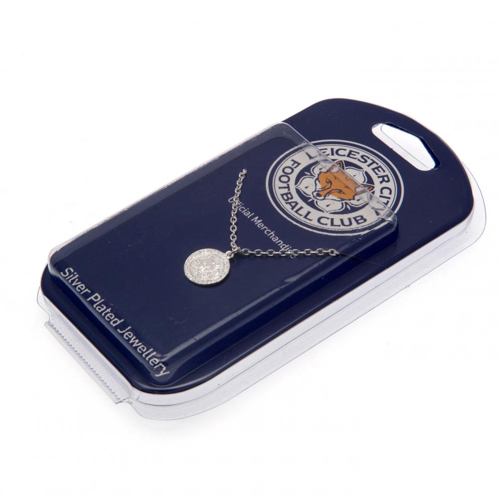 Leicester City Silver Plated Pendant & Chain