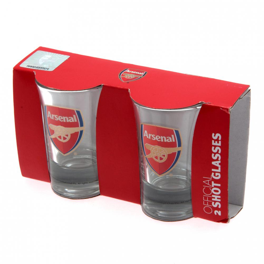 Arsenal 2pk Shot Glass Set