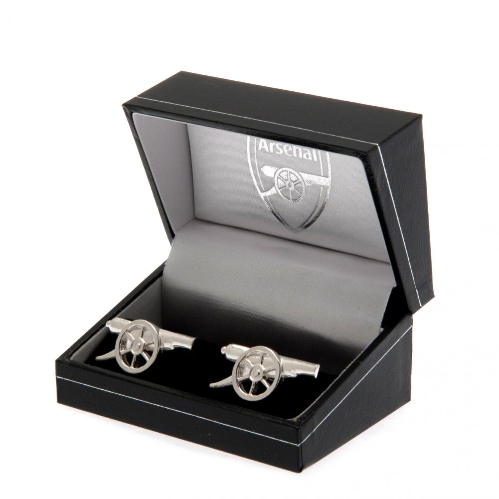 Arsenal Sterling Silver Cufflinks GN