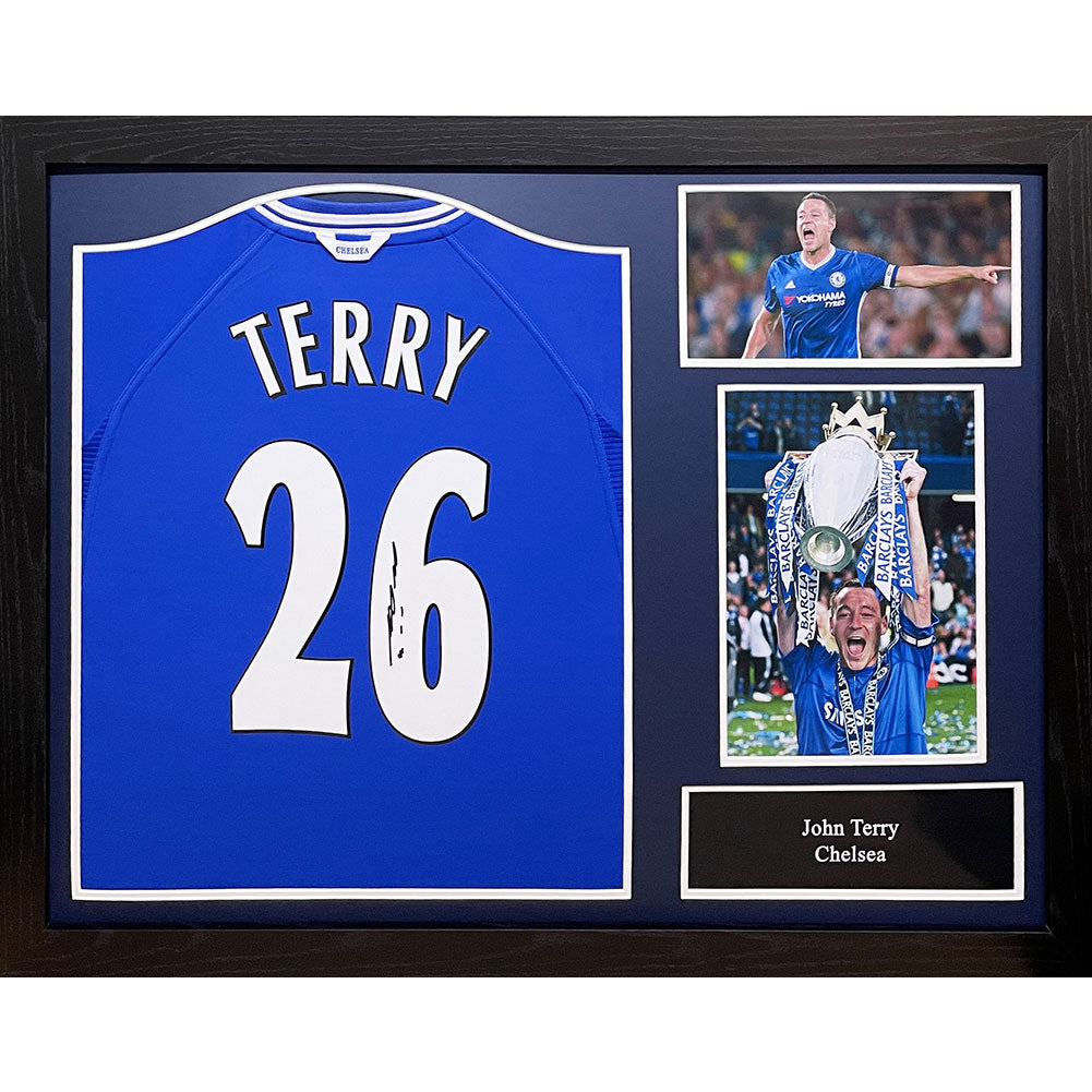 Chelsea 2000 Terry Signed Shirt (Framed)