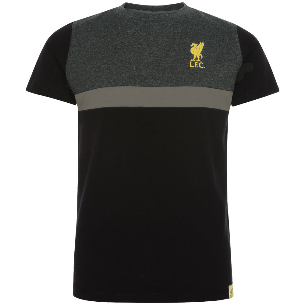 Liverpool Panel T Shirt Junior 5-6 Yrs