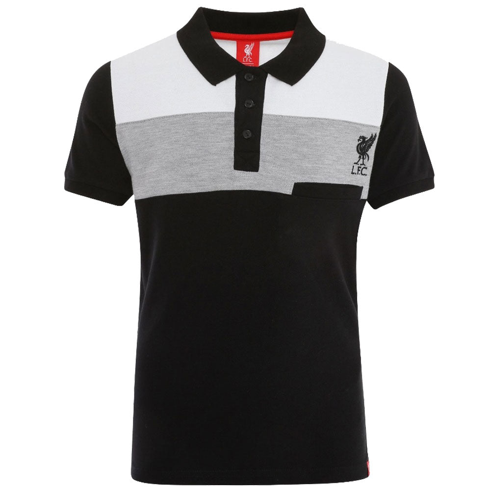 Liverpool Colour Block Polo Junior 5-6 Yrs