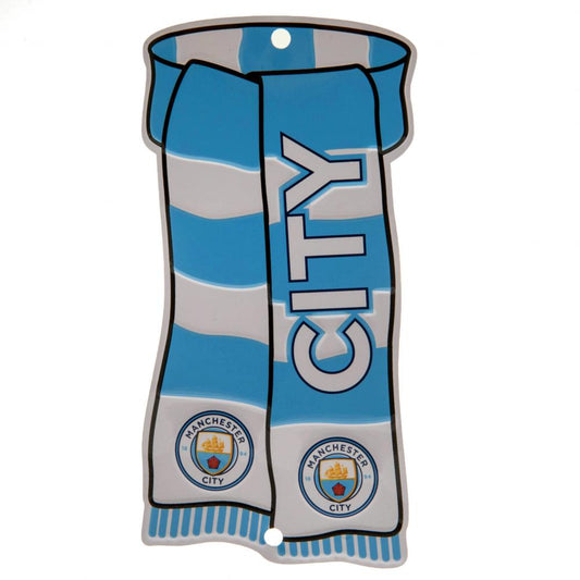 Manchester City Show Your Colours Window Sign