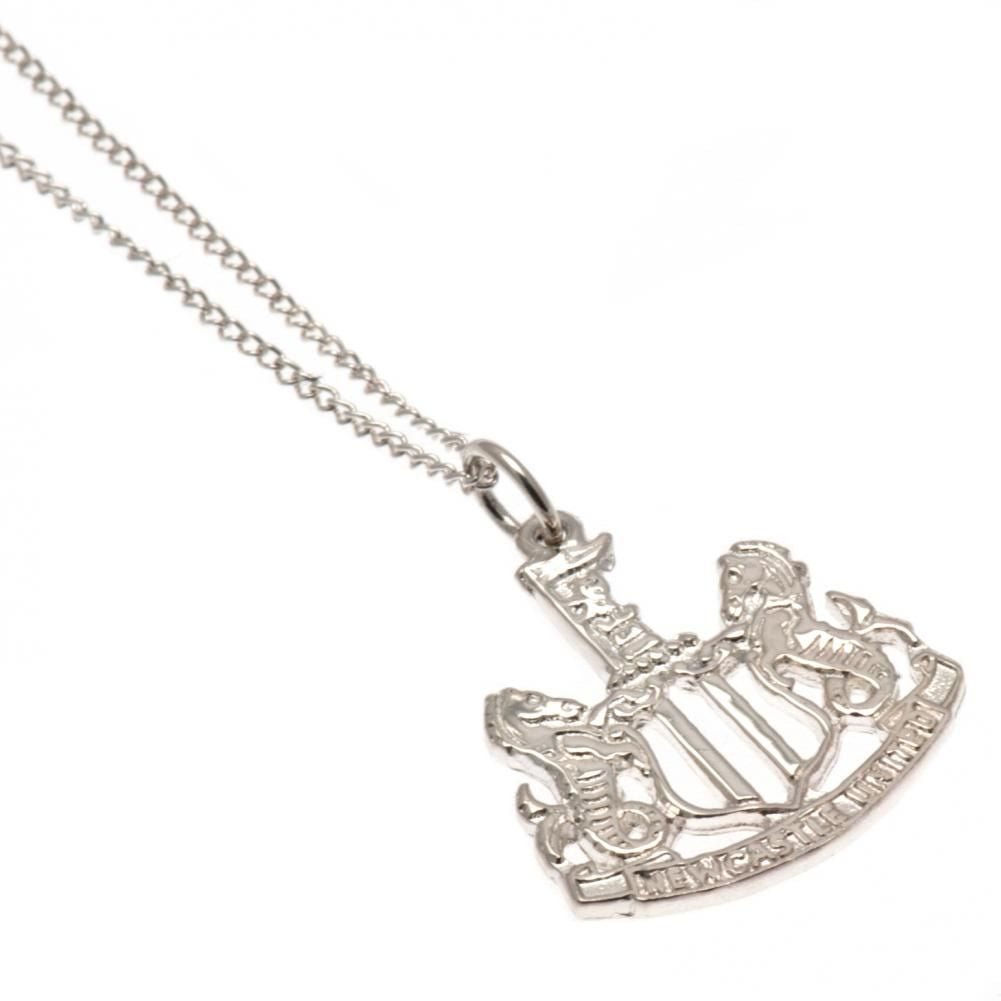 Newcastle United Sterling Silver Pendant & Chain