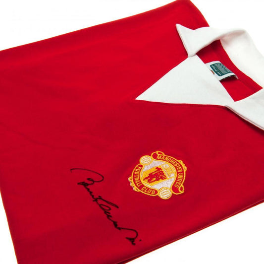 Manchester United Sir Bobby Charlton Signed Shirt