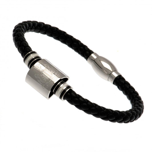 Newcastle United Colour Ring Leather Bracelet