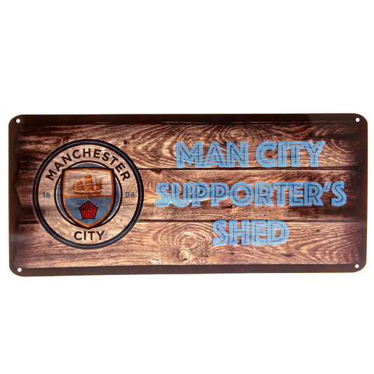 Manchester City Shed Sign