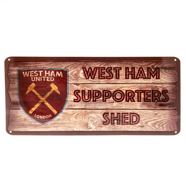 West Ham United Shed Sign