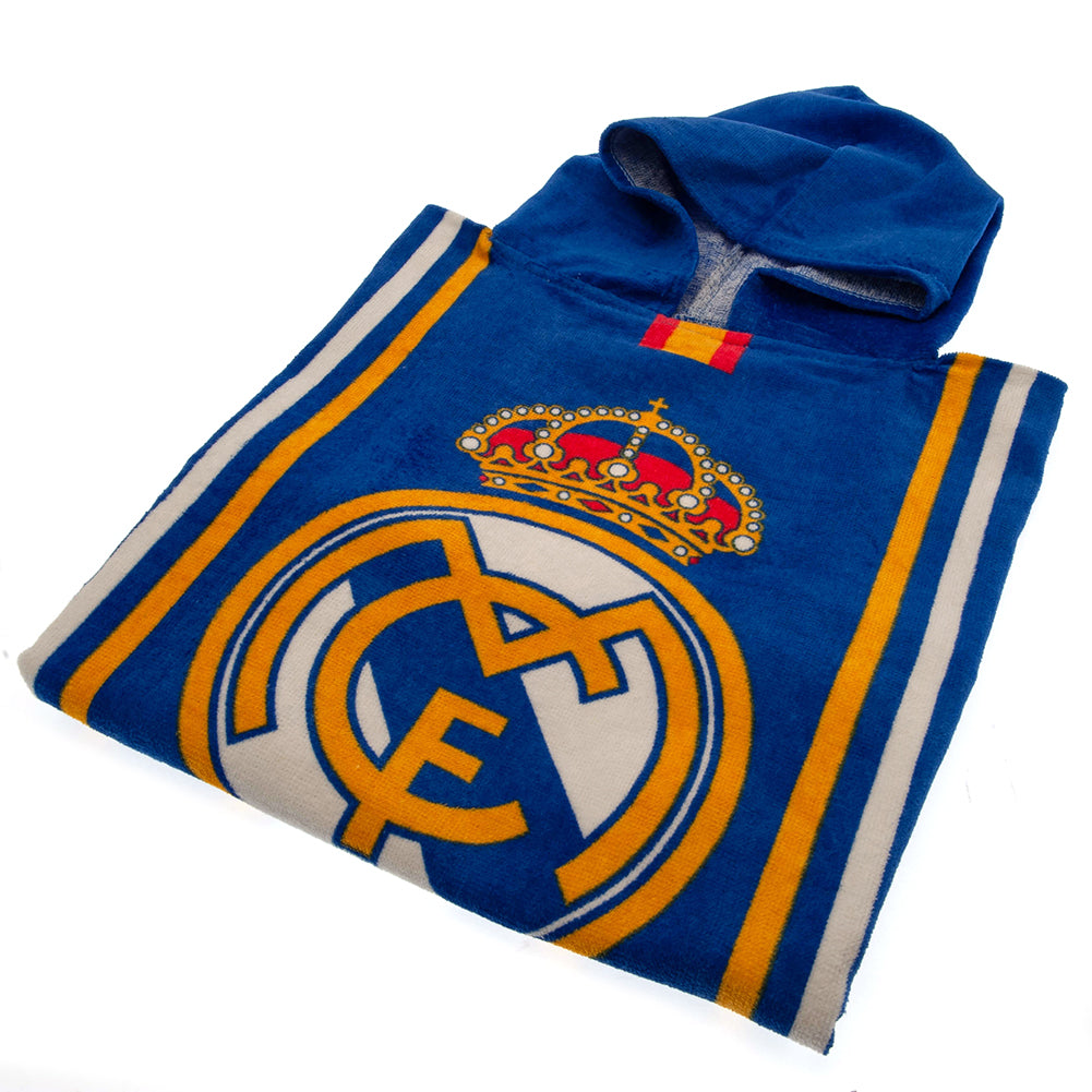 Real Madrid Kids Hooded Poncho