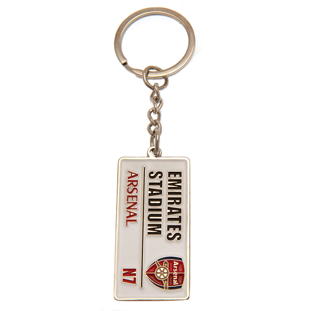 Arsenal Embossed Street Sign Keyring