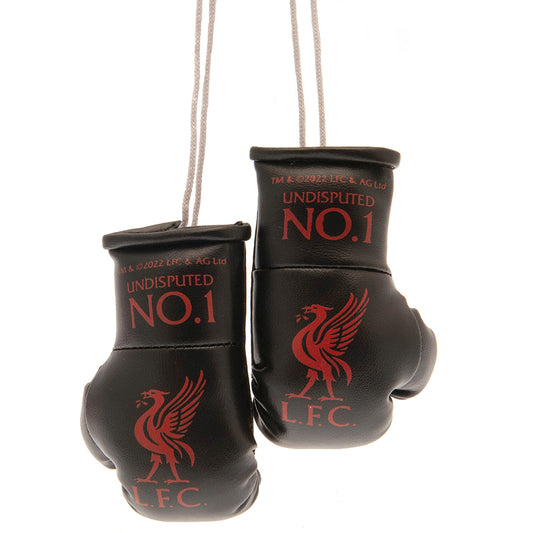 Liverpool Black Mini Boxing Gloves