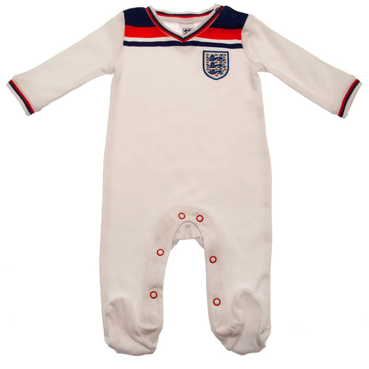 England FA Sleepsuit 82 Retro 12-18 Mths