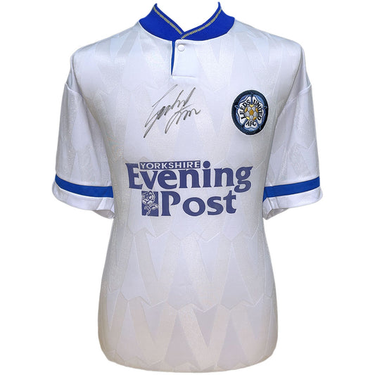 Leeds United 1992 Strachan Signed Shirt
