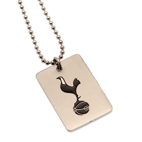 Tottenham Hotspur Enamel Crest Dog Tag & Chain