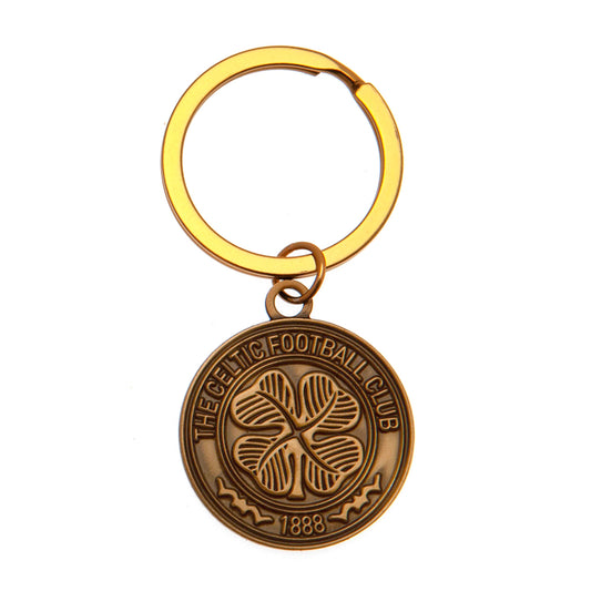 Celtic Antique Gold Crest Keyring