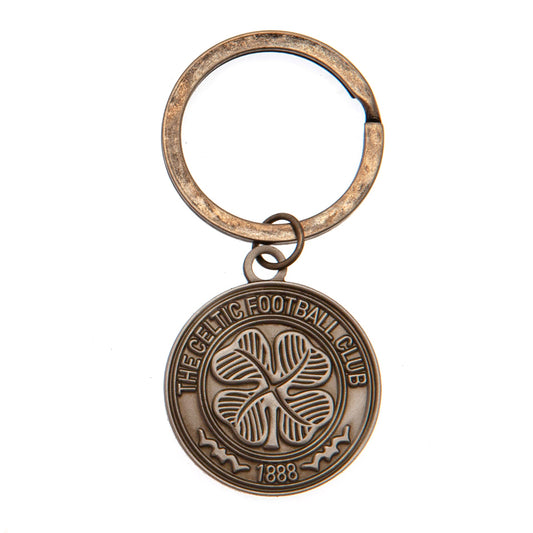 Celtic Antique Silver Crest Keyring