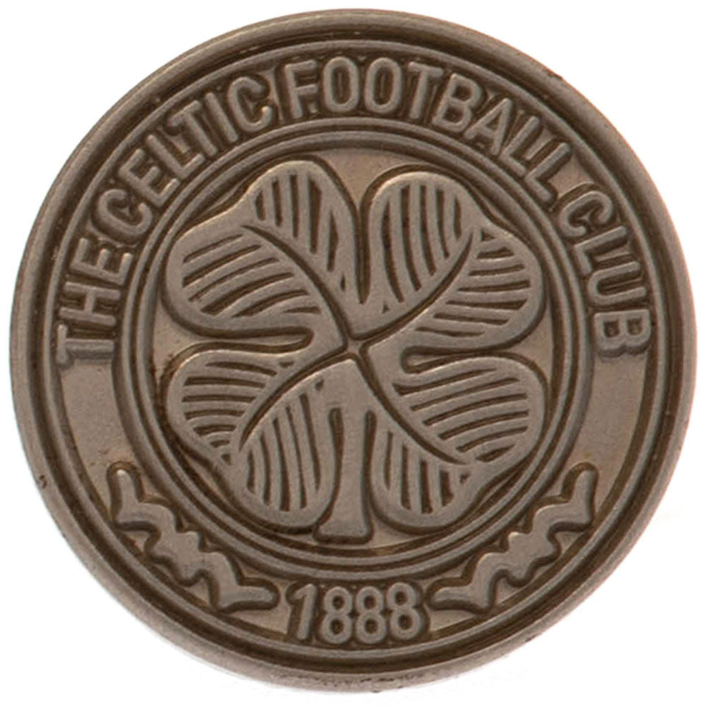 Celtic Antique Silver Crest Badge