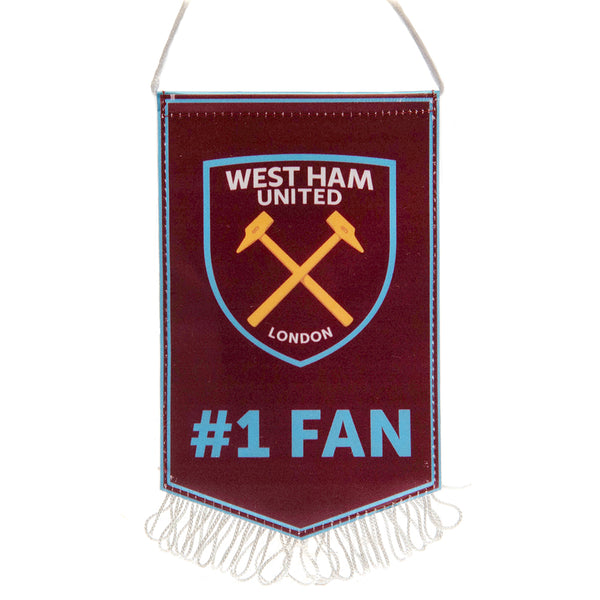 West Ham United No.1 Fan Mini Pennant