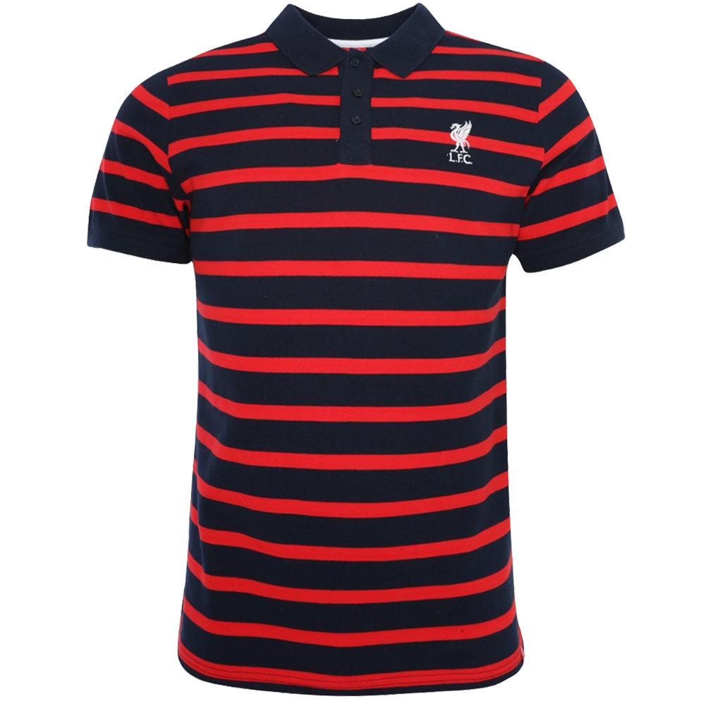 Liverpool Stripe Polo Mens Small