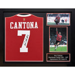 Manchester United Cantona Signed Shirt (Framed)