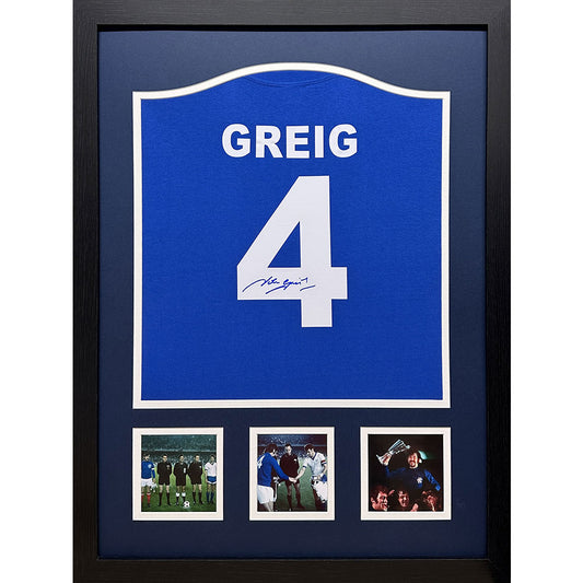 Rangers 1972 Greig Signed Shirt (Framed)