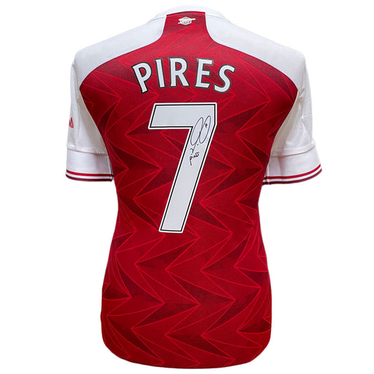 Arsenal Pires Signed Shirt