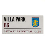 Aston Villa White Street Sign