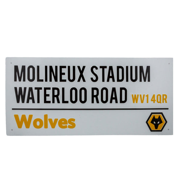 Wolverhampton Wanderers White Street Sign