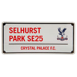 Crystal Palace Red Text Street Sign