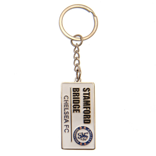 Chelsea Embossed Street Sign Keyring