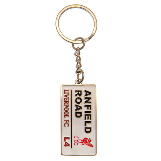 Liverpool Embossed Street Sign Keyring