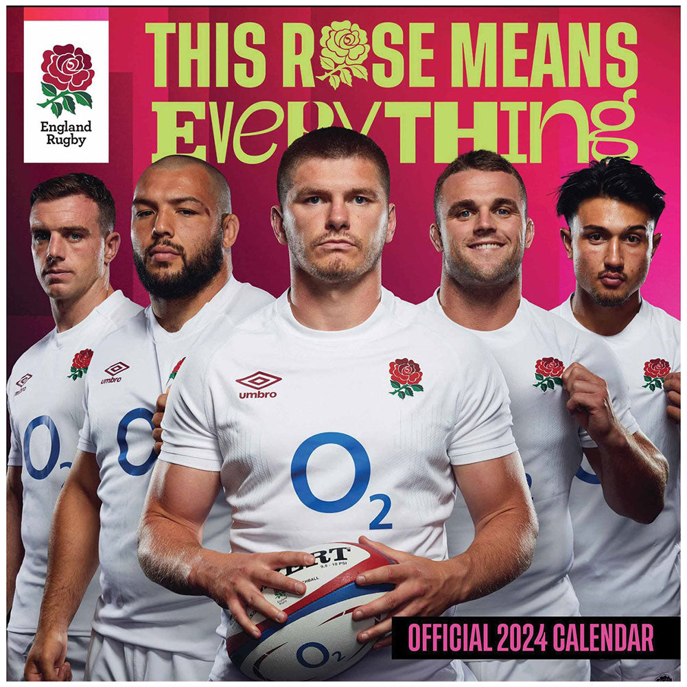 England Rugby Square Calendar 2024