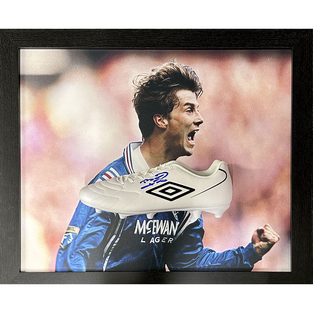 Rangers Laudrup Signed Boot (Framed)