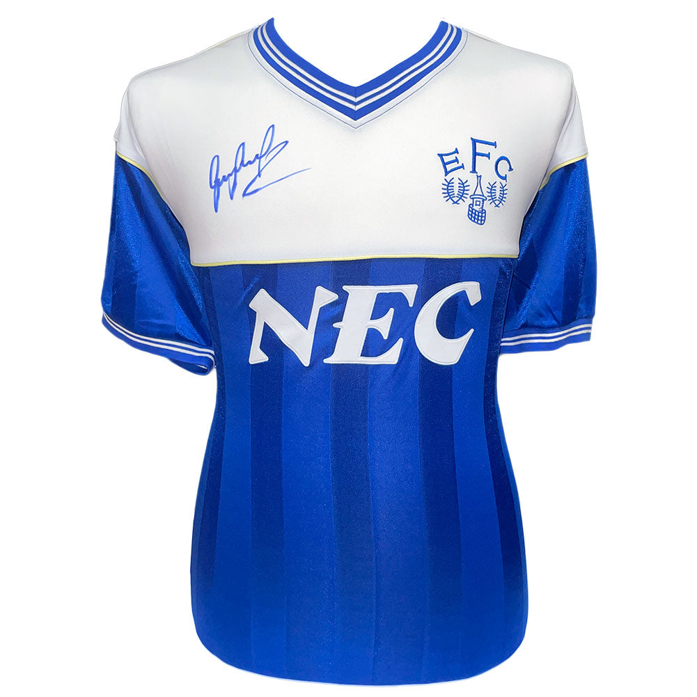 Everton 1986 Lineker Signed Shirt