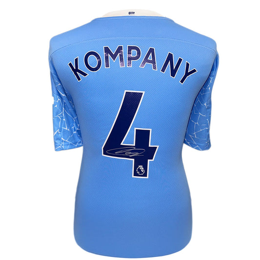 Manchester City Kompany Signed Shirt