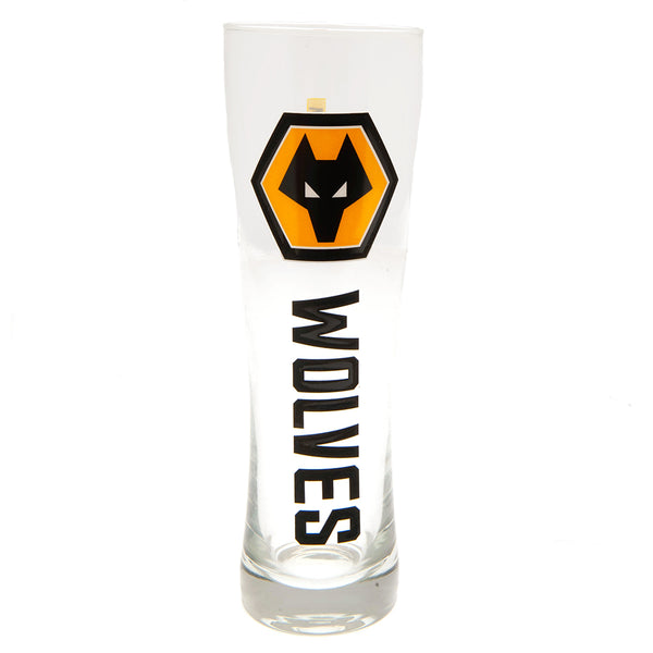 Wolverhampton Wanderers Tall Beer Glass