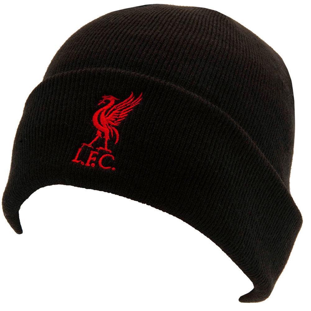 Liverpool Black Cuff Beanie