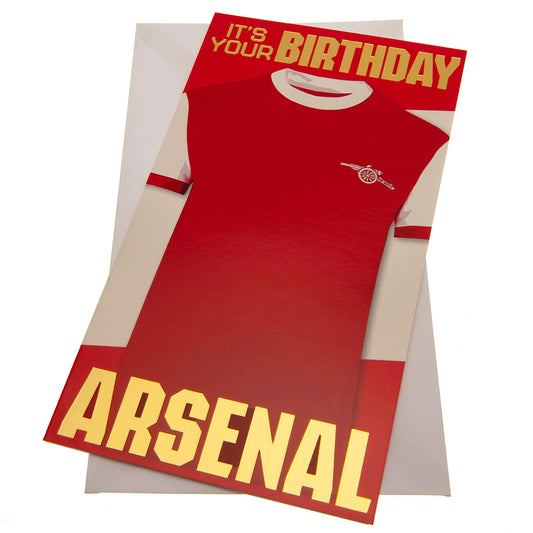 Arsenal Birthday Card Retro