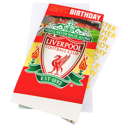 Liverpool Personalised Birthday Card