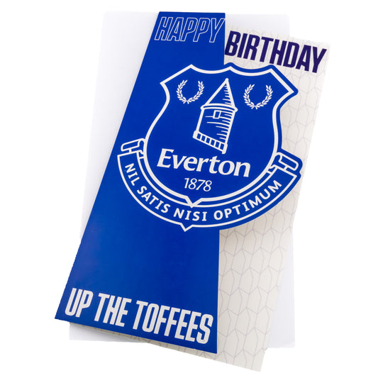 Everton Crest Birthday Card