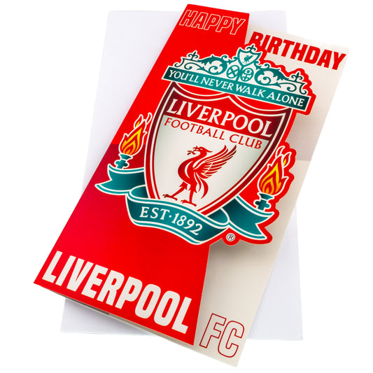 Liverpool Crest Birthday Card