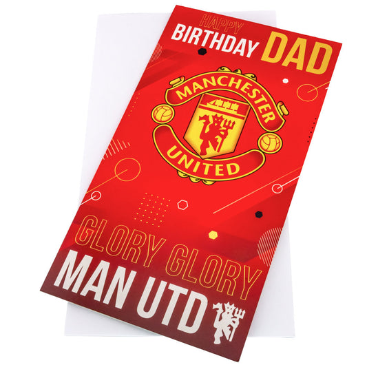 Manchester United Dad Birthday Card
