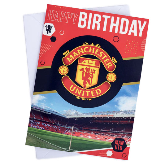 Manchester United Musical Birthday Card