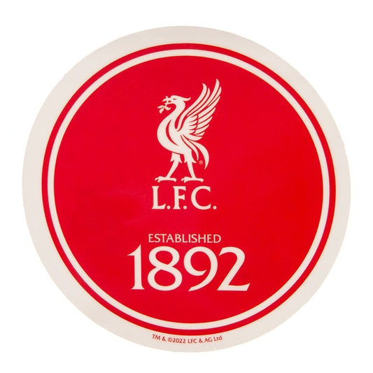 Liverpool Established Car Sticker