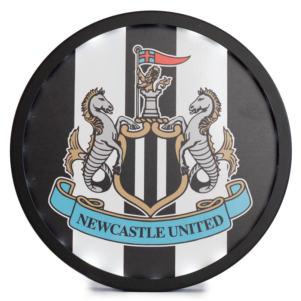 Newcastle United Metal LED Logo Sign